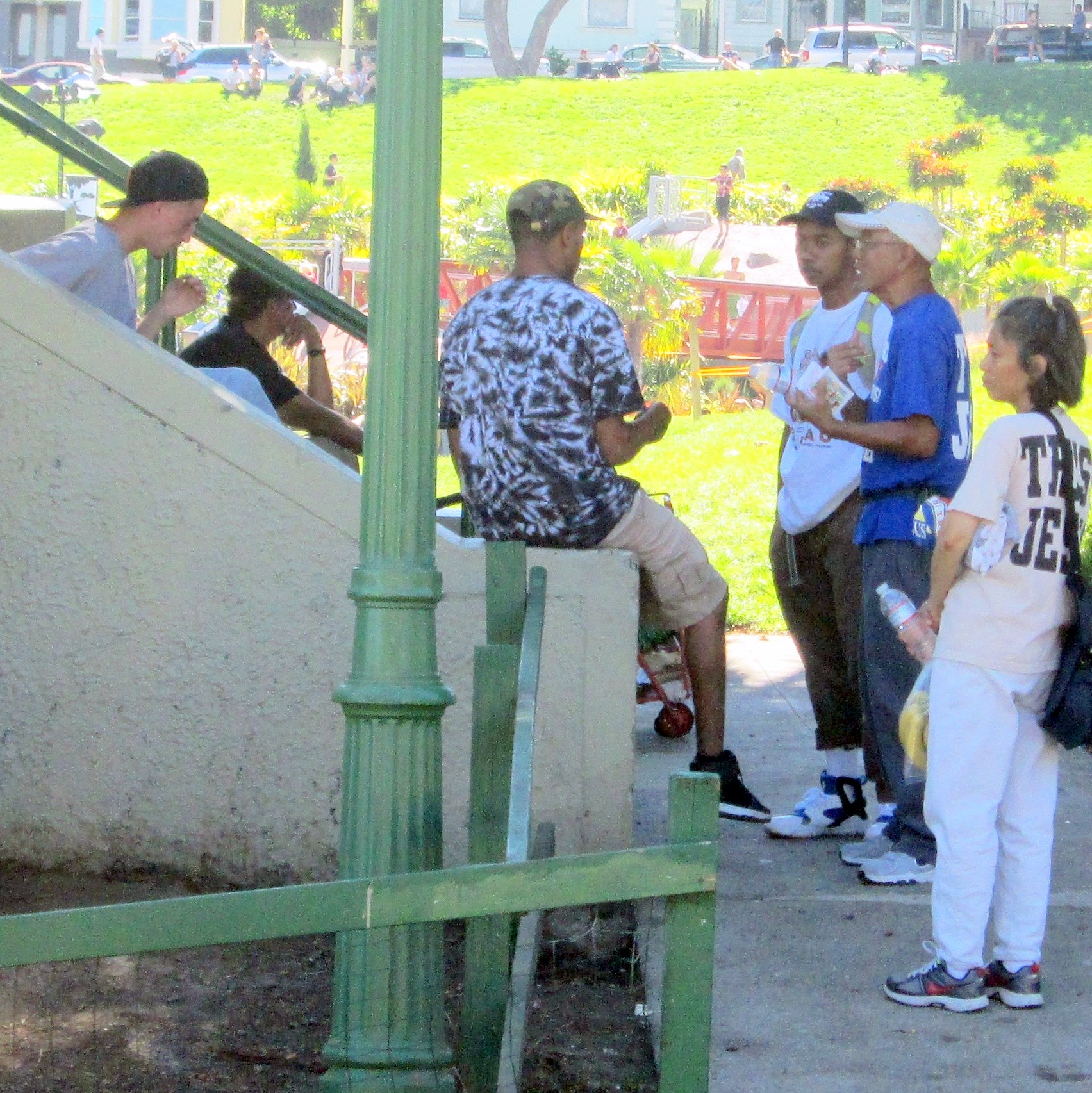 LOI AND MAY (RIGHT) WITNESS AT DOLORES PARK